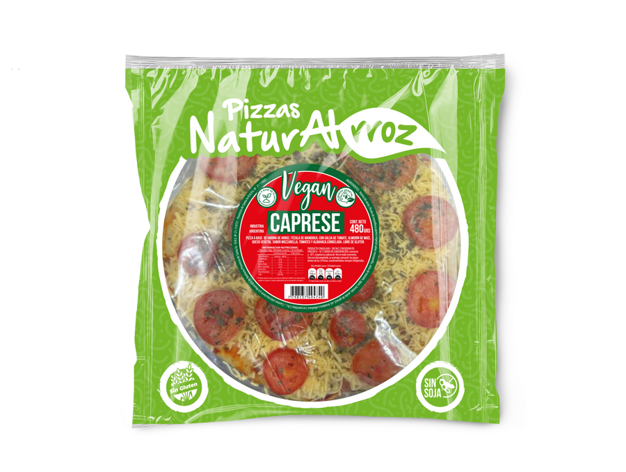 Pizza Naturalrroz Vegan Caprese